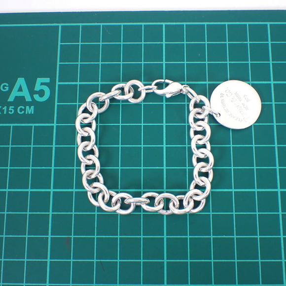 TIFFANY Silver Charm Bracelet - Picture 8 of 8